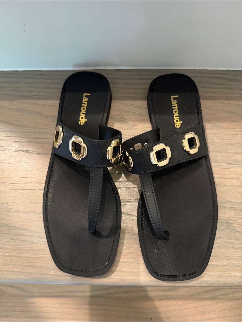 Larroudé Milan jelly sandals size 8/9